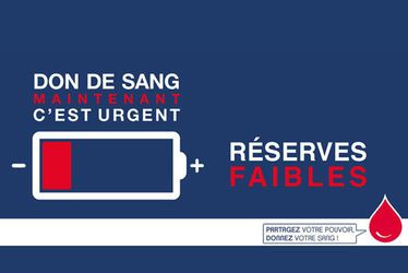 L'établissement français du sang (EFS) lance un appel national d'urgence pour reconstituer les réserves