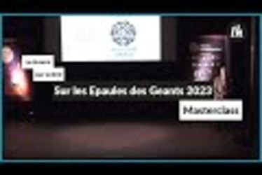 Jean-Pierre Sauvage - Master class : Petit éloge de la chimie - Sur les épaules des géants 2023