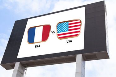 Vivez le quart de finale France - USA sur écran géant à la plage
