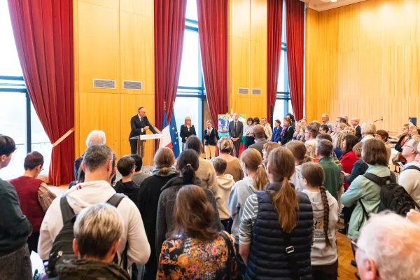 L'accueil de la délégation venant de Magdebourg